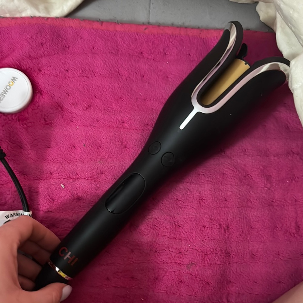 CHI Black Hair Curler - Spin N Curl